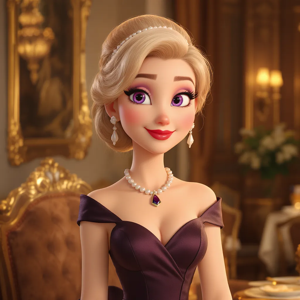 温かな照明で微笑むキャストのアバター