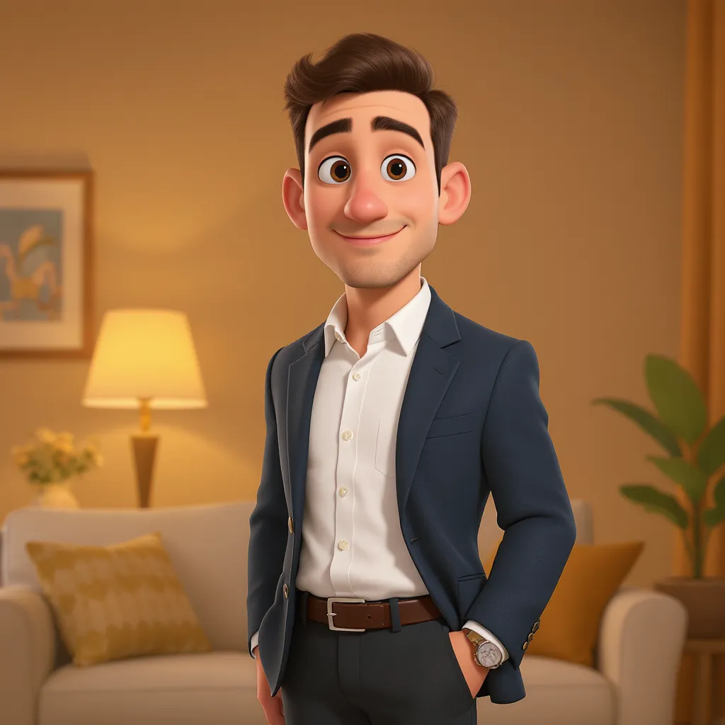 きりっとした雰囲気の男性アバター